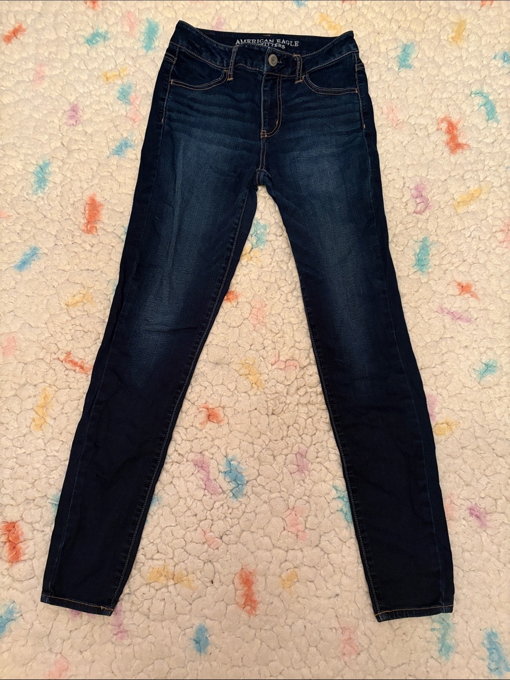 American Eagle Outfitters Women's Dark Indigo Skinny Jeans